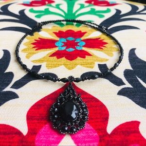 Black Pendant Choker